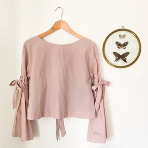 Free People Dusty Rose Blouse